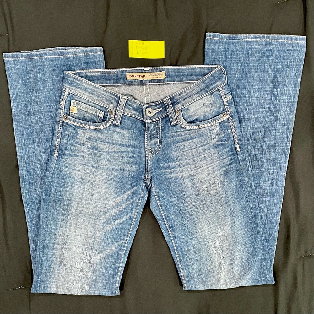 Big Star Sweet Boot Ultra Low Rise jeans